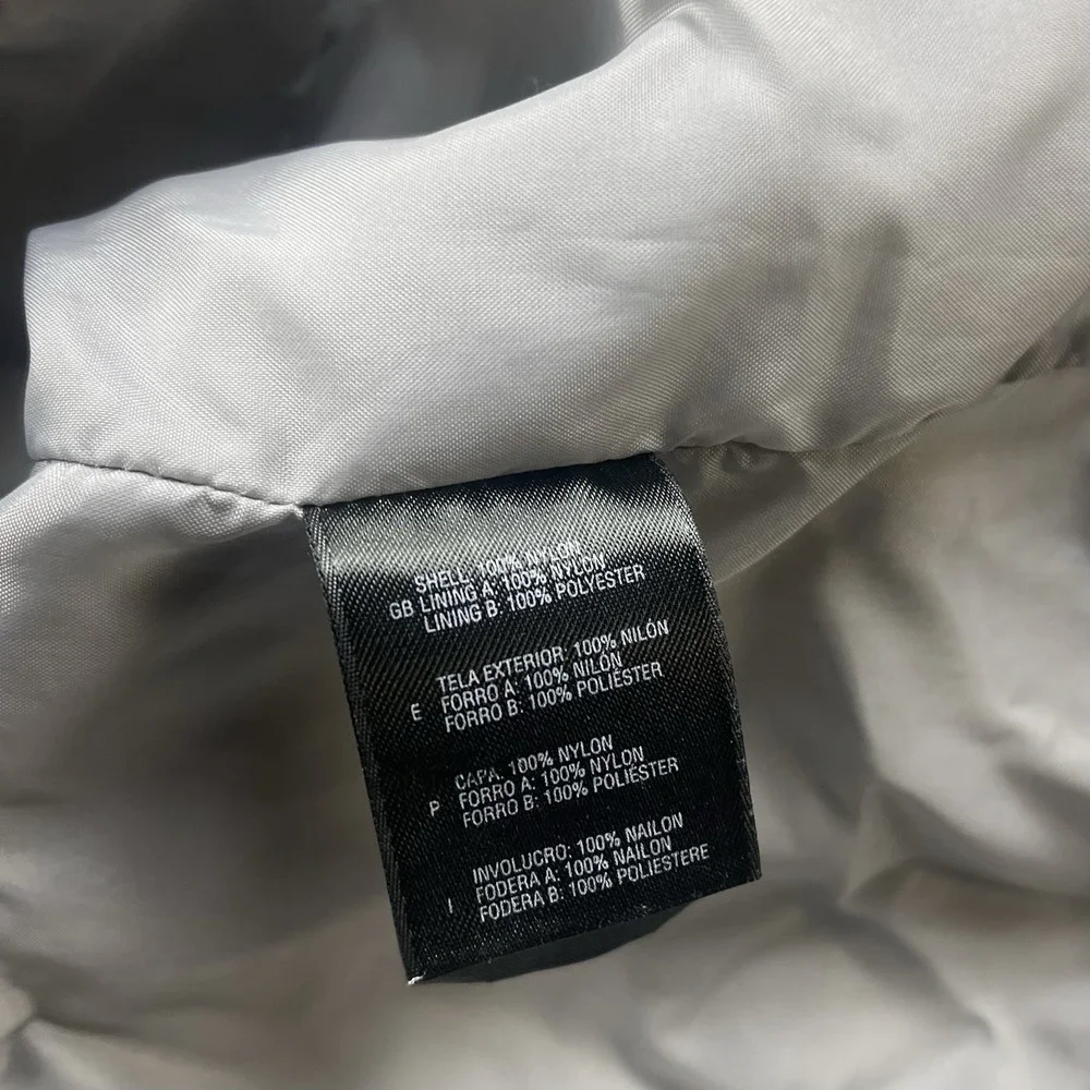 The North Face Jacket Womens XL Dryvent Gray Nylon Full Zip Hooded Outdoor Coat